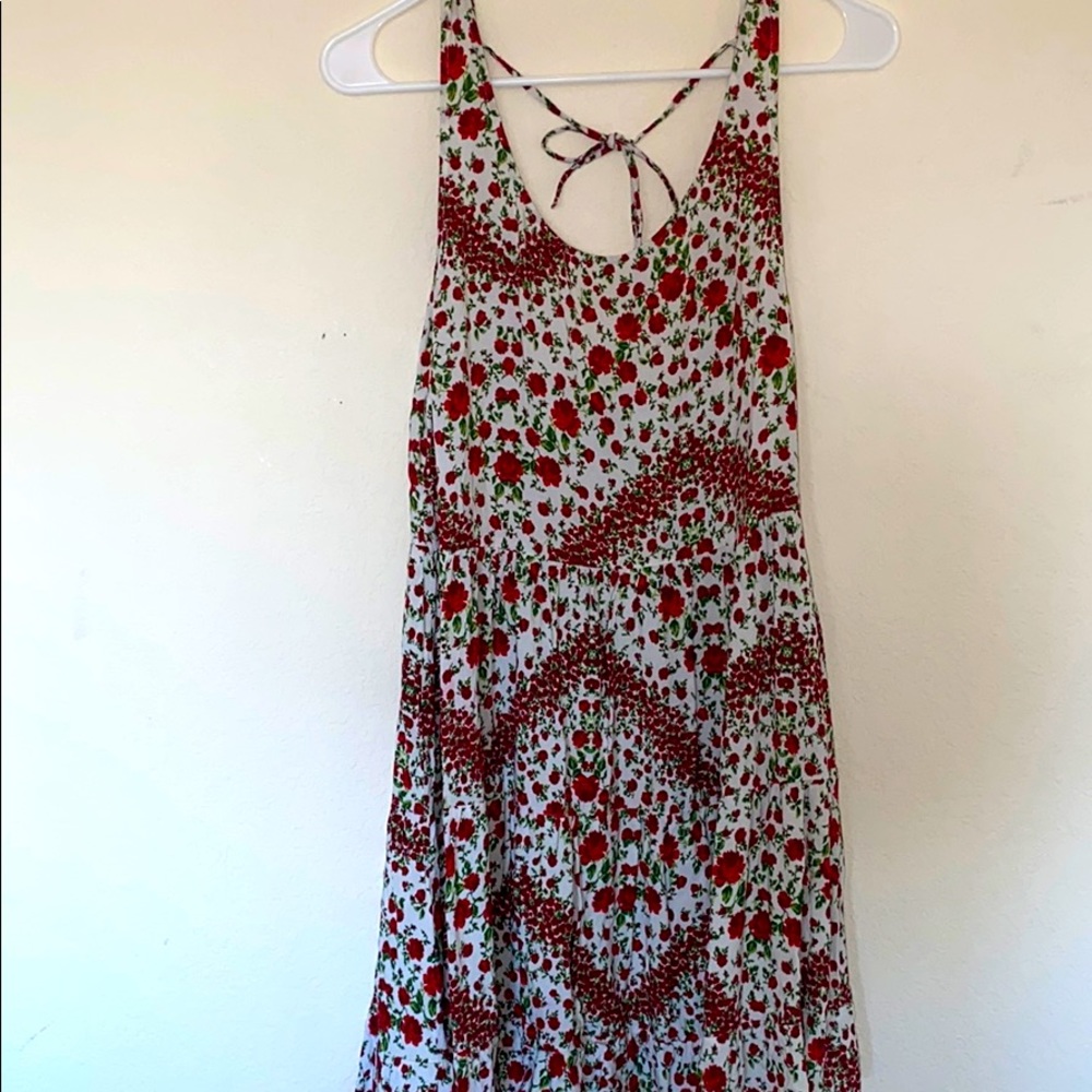 Rose Print Dress